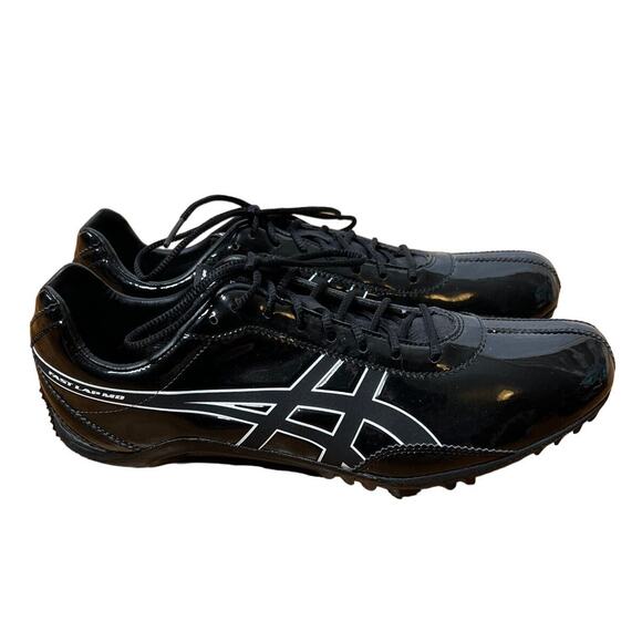 ASICS Woman's 10.5 Fast Lap Track and Field Running Shoes Sneakers Cleats Black - Picture 1 of 6